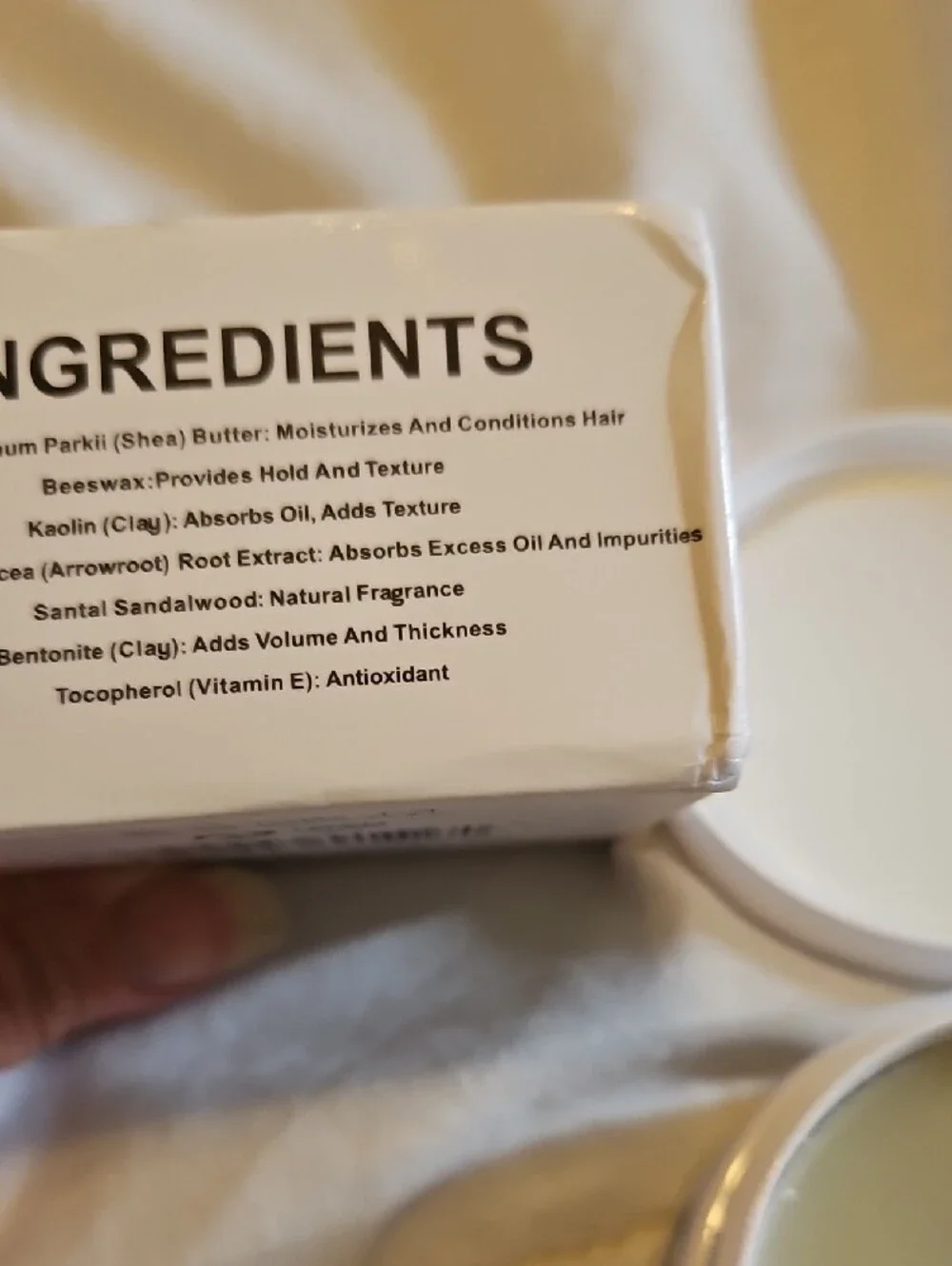 Based Bodyworks Clay Hair Styling Paste in Pale Green
